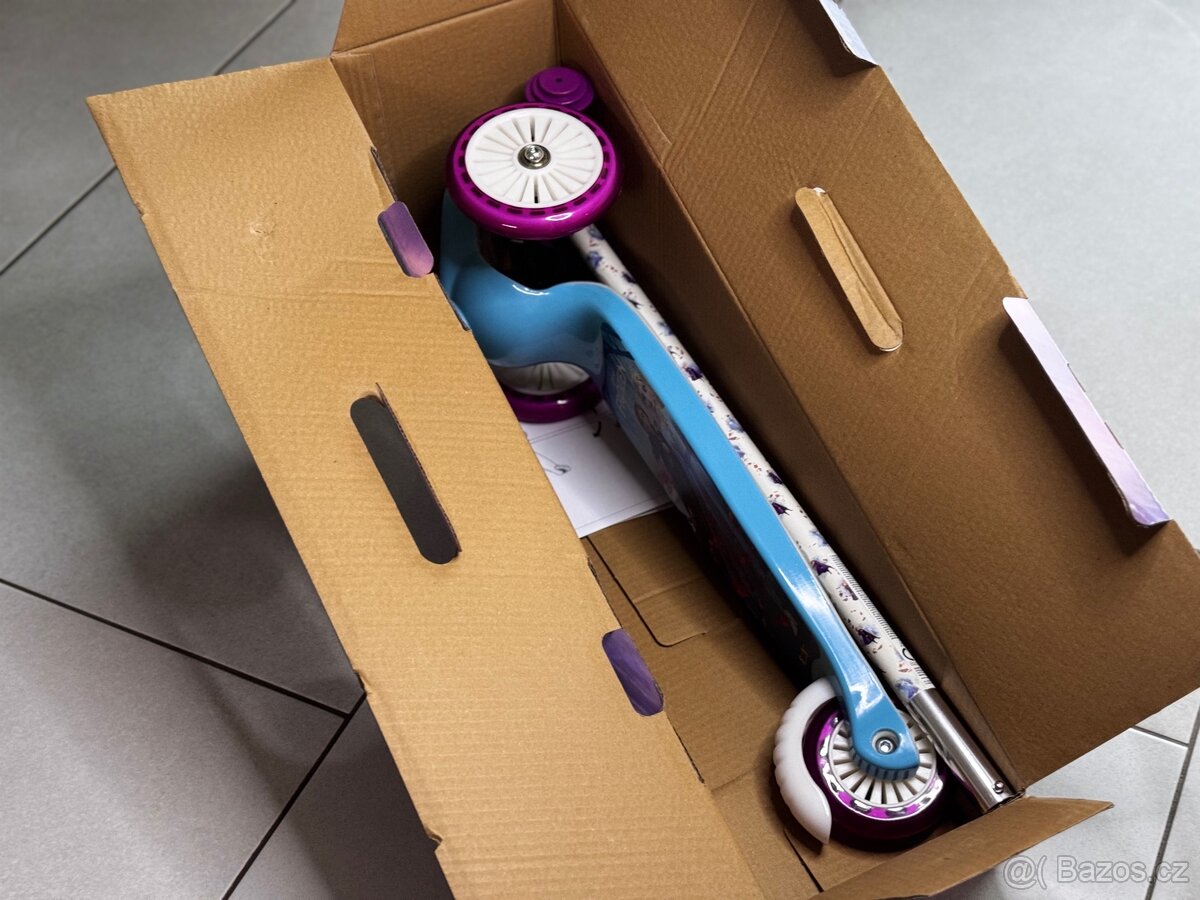Smoby Disney FROZEN Twist Scooter - NOVÝ / NESLOŽENÝ - 7