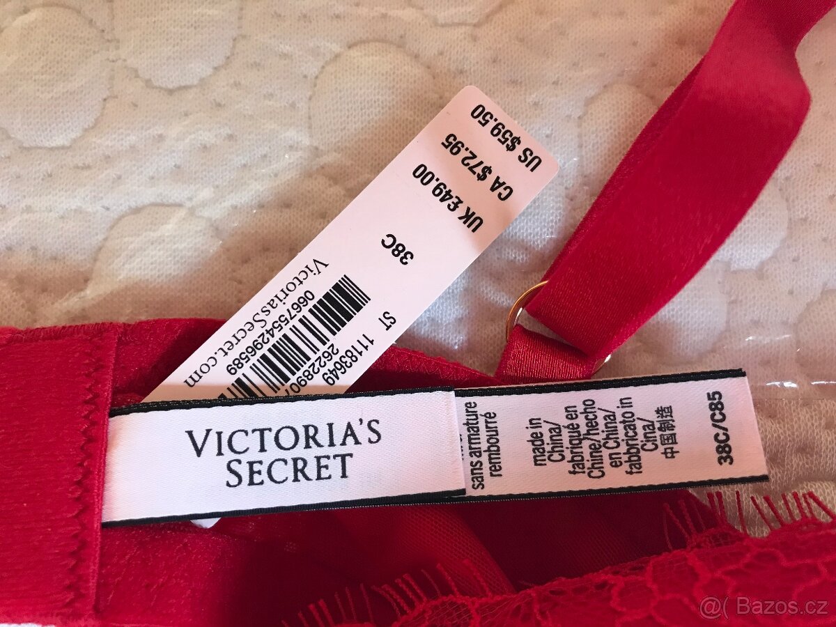 Victoria’s Secret 38C podprsenka bez kostic • kalhotky - 7