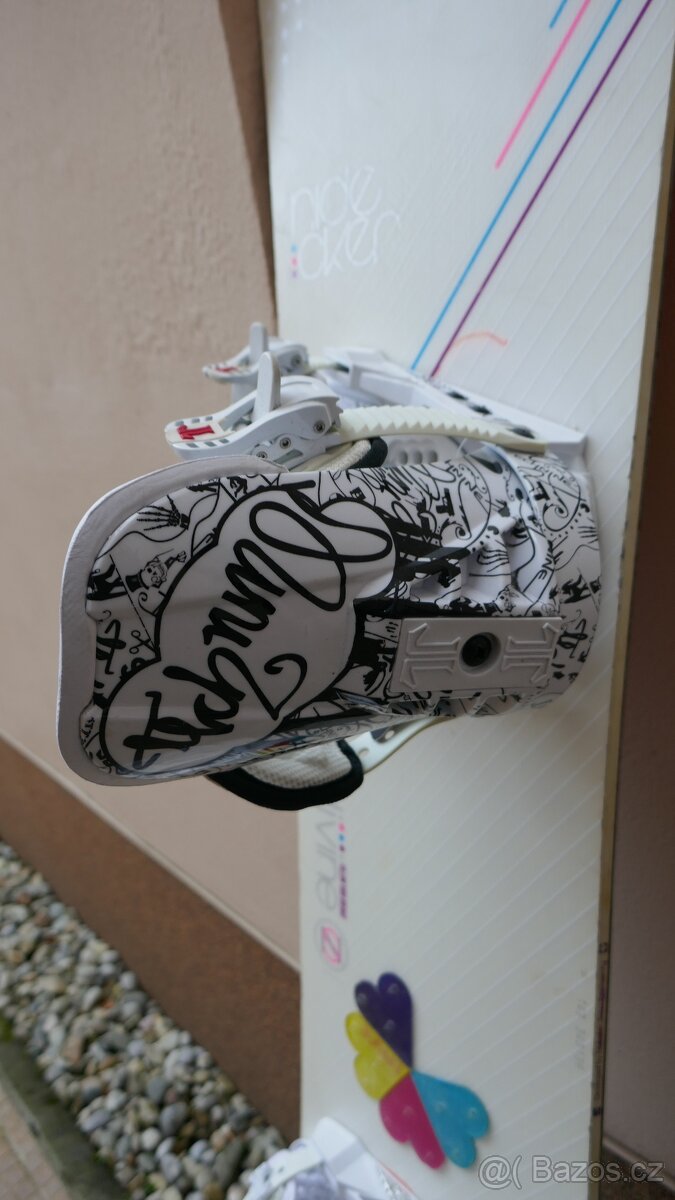 Snowboard NIDECKER DIVINE 149CM/VÁZÁNÍ BURTON - 7
