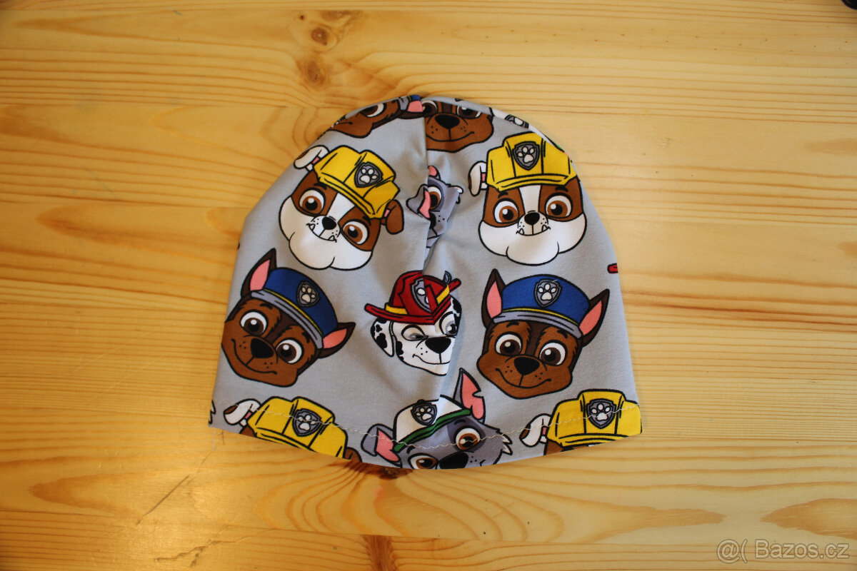 Dětská podzimní čepička - více motivů - 7