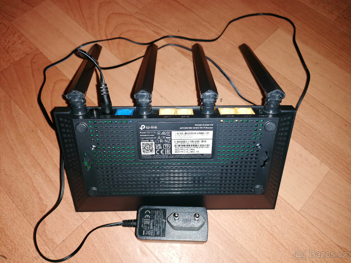 Výkonný TP-Link Archer C6 AC1200 MU-MIMO Wi-Fi Router - 7