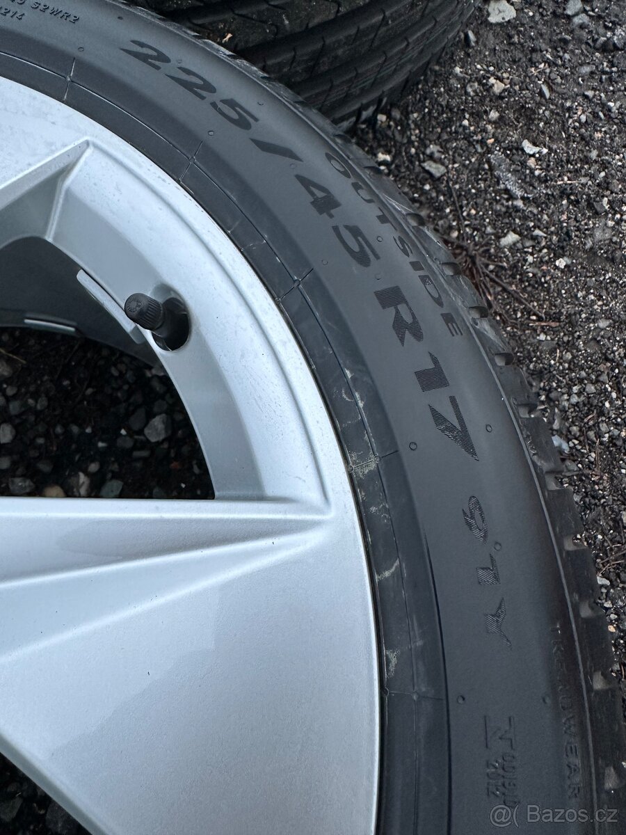 225/45 R17 - NOVÁ LETNÍ SADA AUDI A3 ORIGINÁL - 7