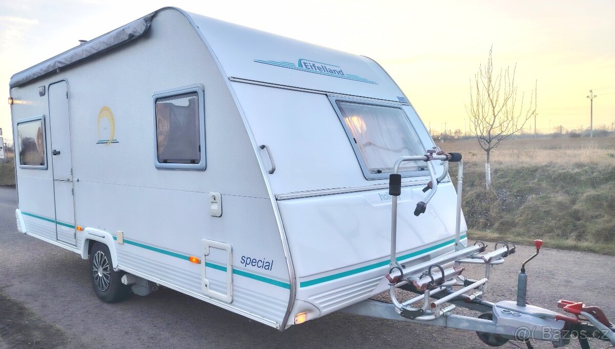 KNAUS Eifelland 465- 2003,mover, markýza, předstan, držáky - 7