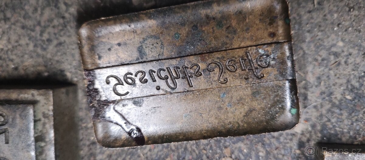 Prodám tiskařské štočky nebo nějaké raznice na mýdlo? - 7