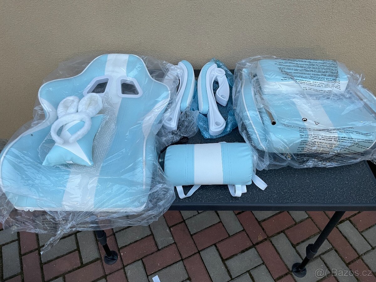 Ferghana Herní Křeslo Světle Modré - 7