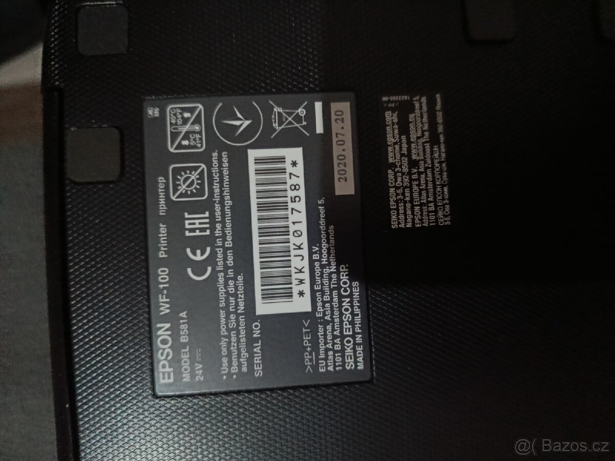 EPSON WorkFORCE WF-100W inkoustová přenosná tiskárna - 7