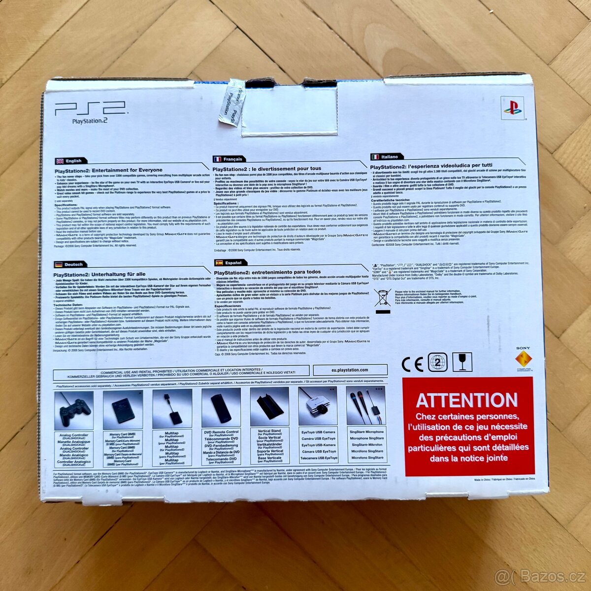 Nový Sony PlayStation 2 Slim, 2x DualShock 2, karta 8MB - 7