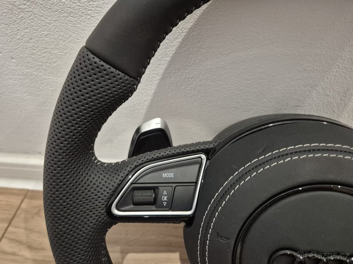 VOLANT AUDI KOŽENÝ MULTIFUNKCNY s AIRBAGOM + PADLA - 7