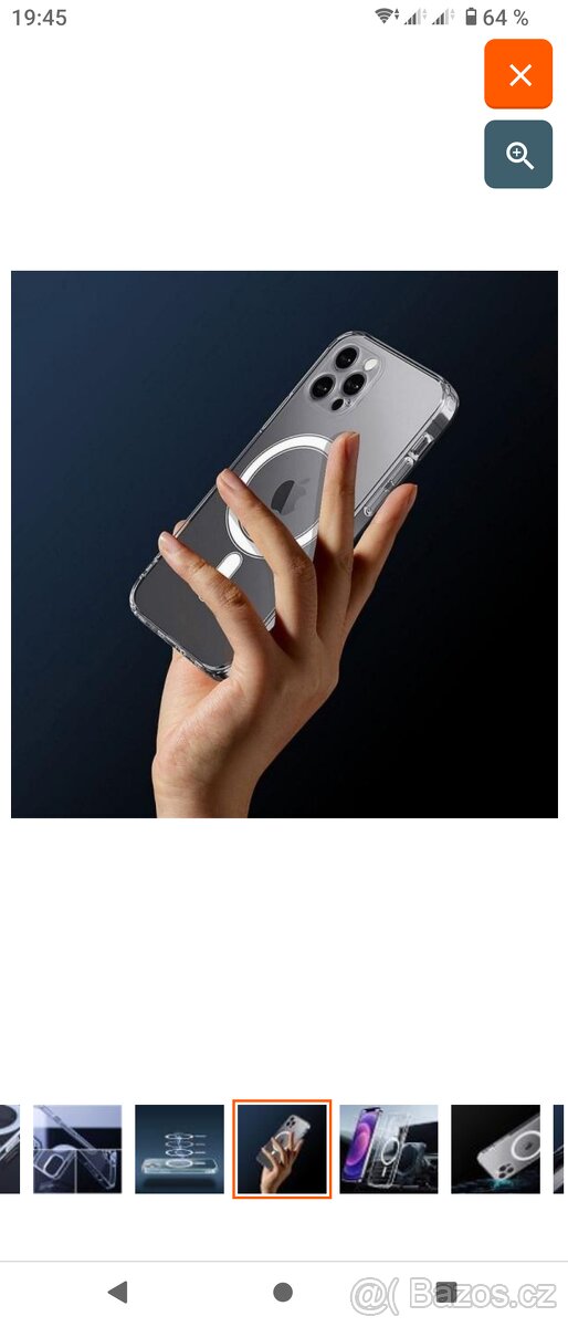 Zesílený průhledný zadní kryt obal CASEKOO pro iPh - 7