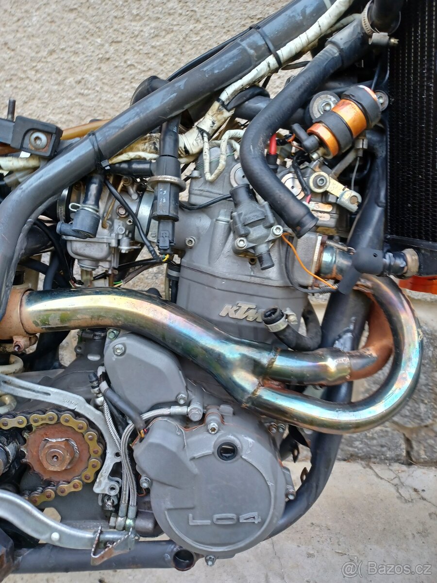 KTM LC4 640 - 620 NOSIČE BOČNÍ, PAADÁKY, KRYT MOTORU - 7