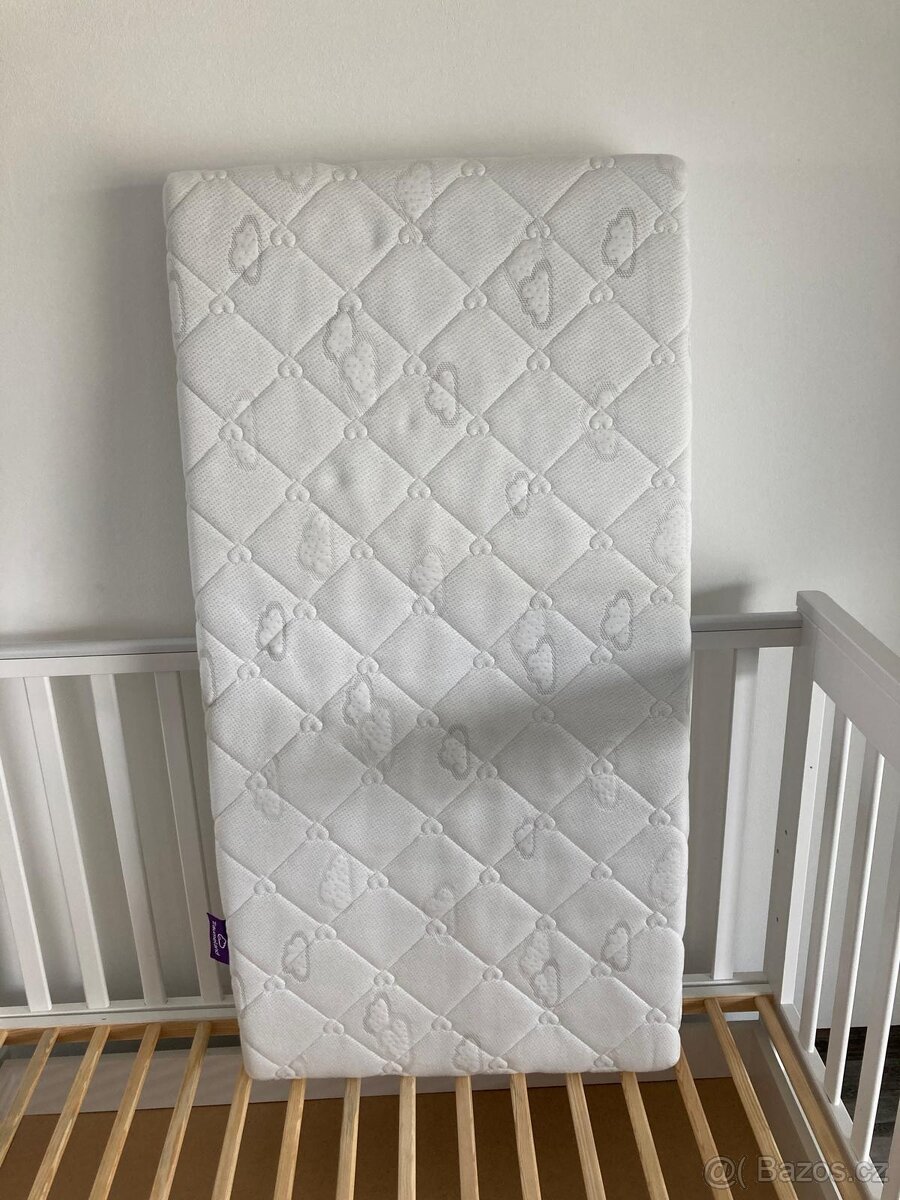 Klups dětská postýlka 120x60 cm se zábranou + matrace - 7