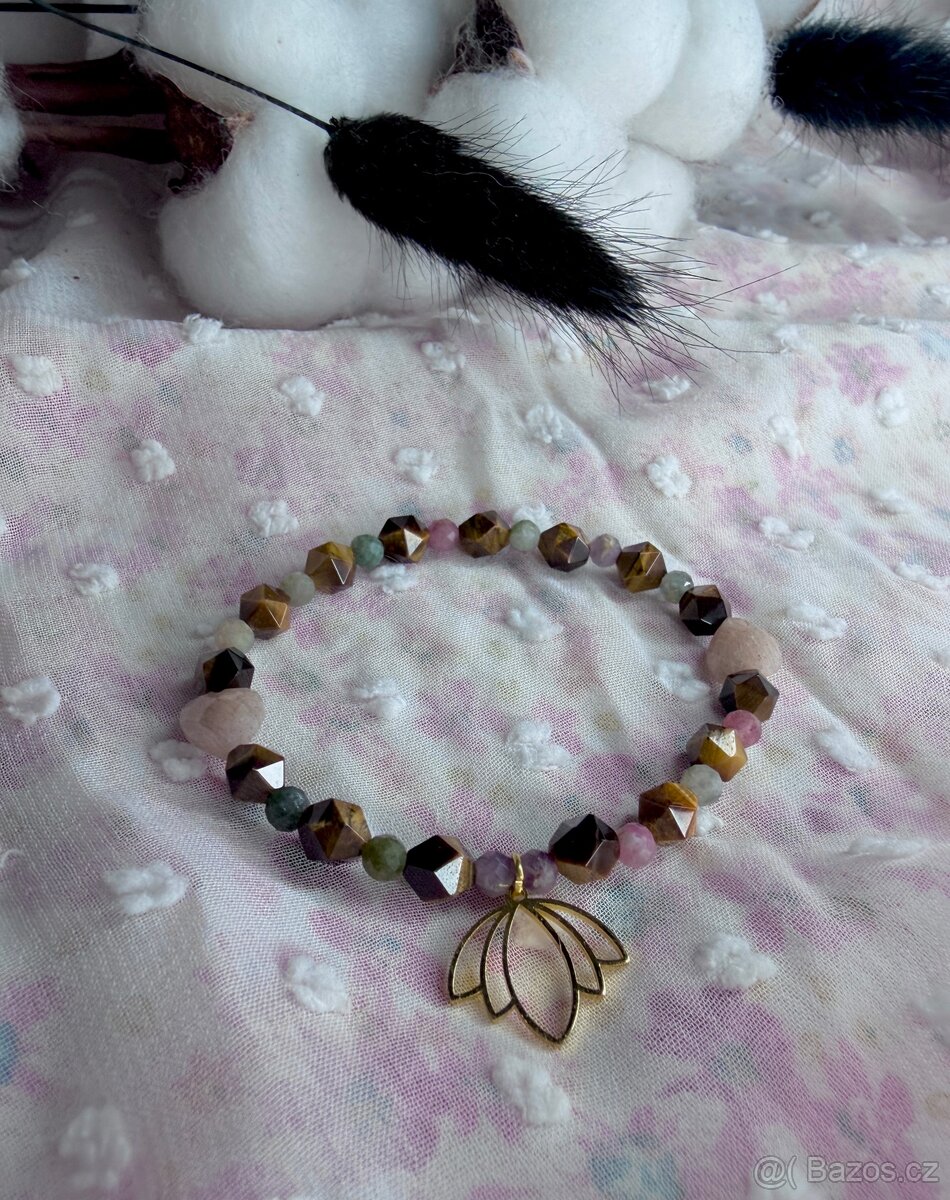 Náramek z minerálů - 7