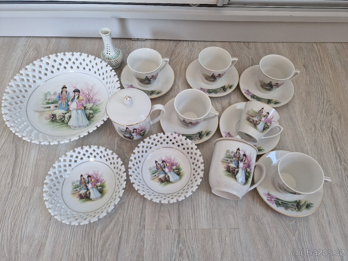 Čínský porcelán - set - 7