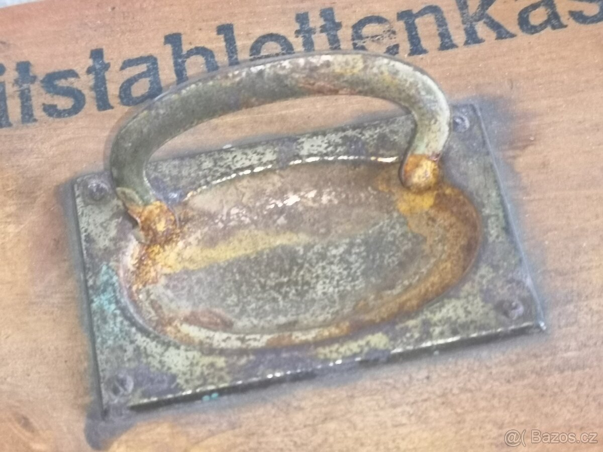 dřevěná krabička na léky - Einheitstablettenkasten WEHRMACHT - 7