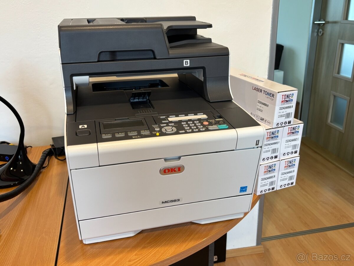 OKI MC563dn - laserová (LED) barevná multifunkce - 7