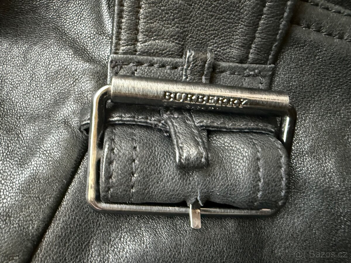 Burberry Brit kožený kabát - 7