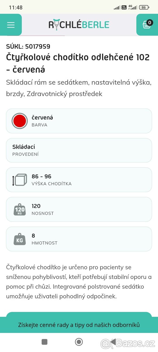 Vozítko pro seniory - 7