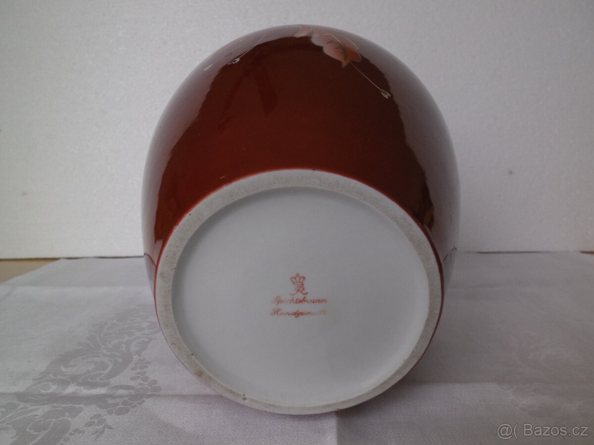 Obrovská starožitná krásná váza sign. obsah 4,4 l. - 7