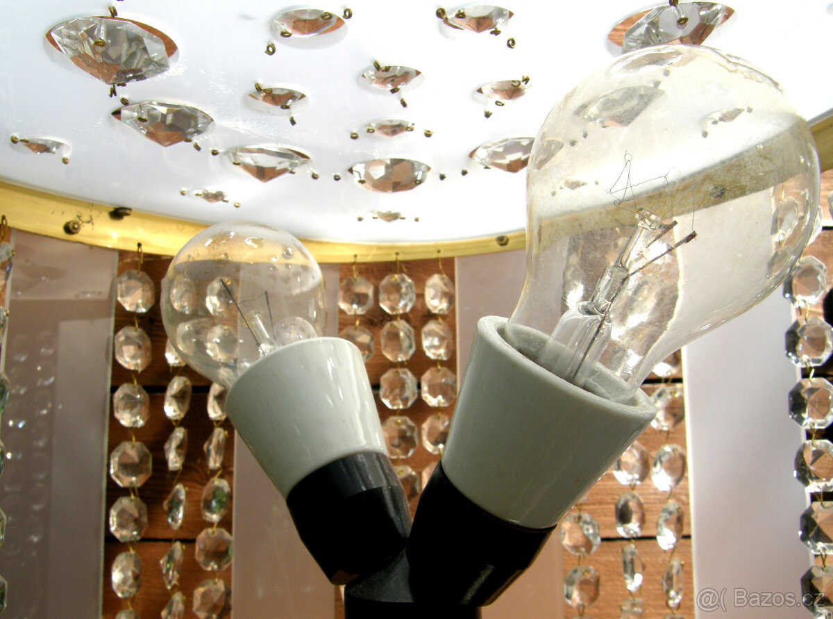 Stojací lampa retro, zdobená - 7