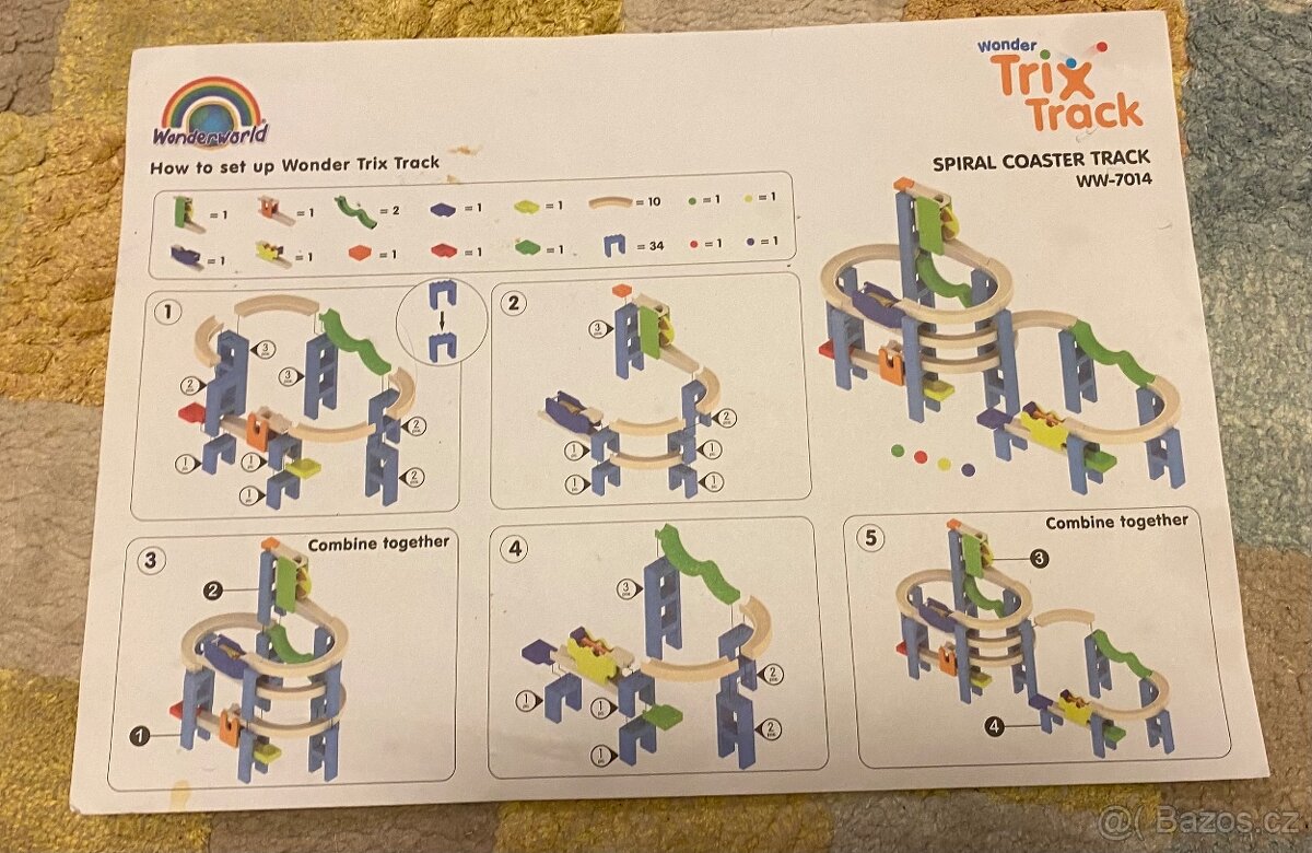 Velká kuličková dráha s efekty Trix Track - 7