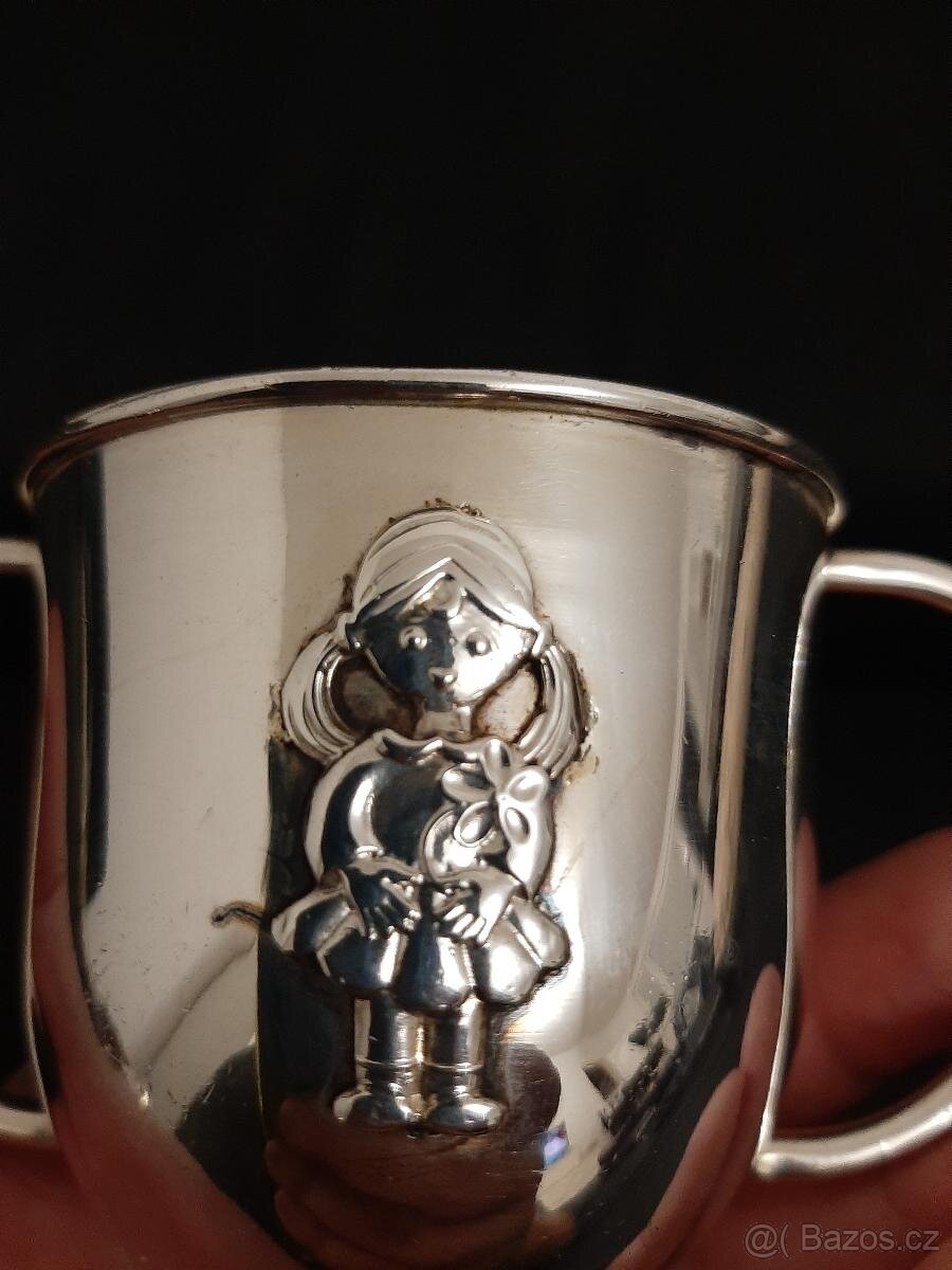 Dětský Ag. Stříbrný hrníček - 7