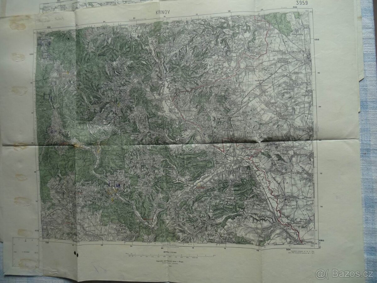 Staré vojenské mapy . - 7