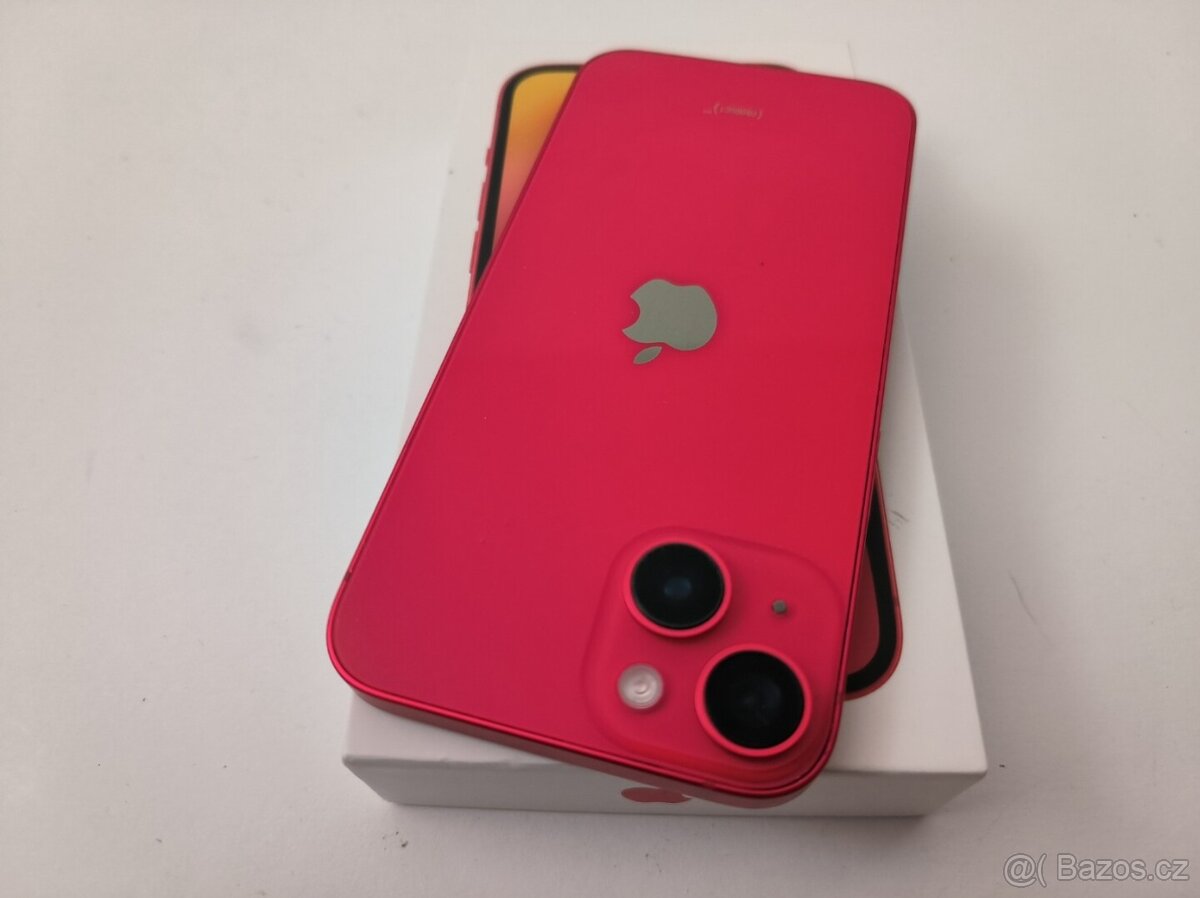 apple iphone 14 128gb Red 100% Batéria - 7