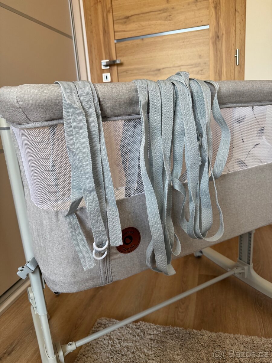 Lionelo - Dětská postýlka 3v1 AURORA šedá - 7