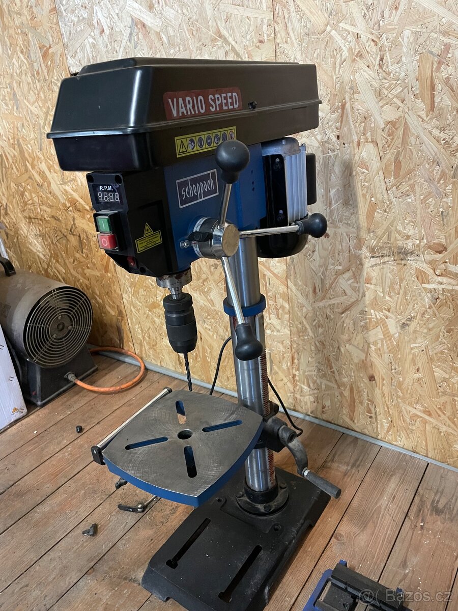 Stojanová vrtačka Scheppach DP18VARIO - 7
