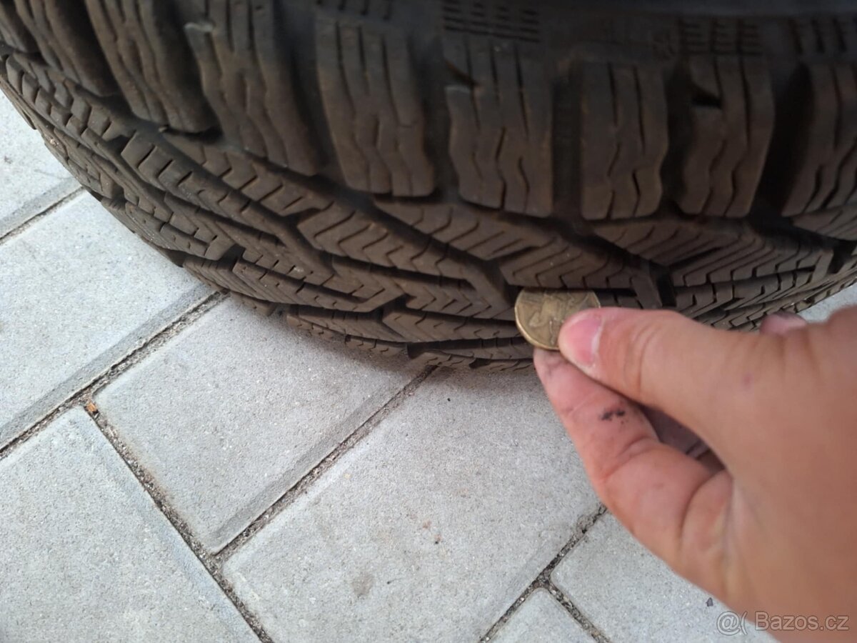 Plechové disky se zimním pneu R15 195/50 4x108 - 7