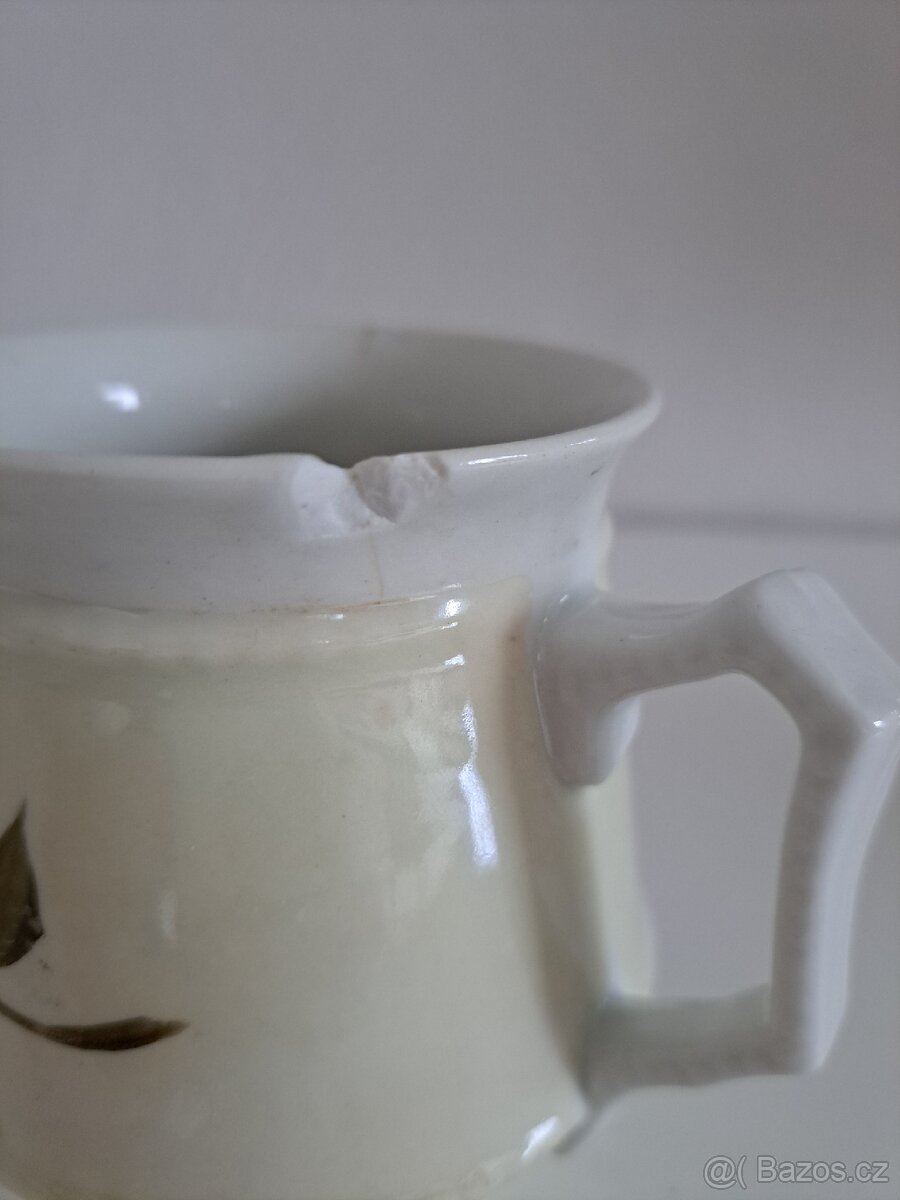 Starožitné hrnečky - mušlák - 7