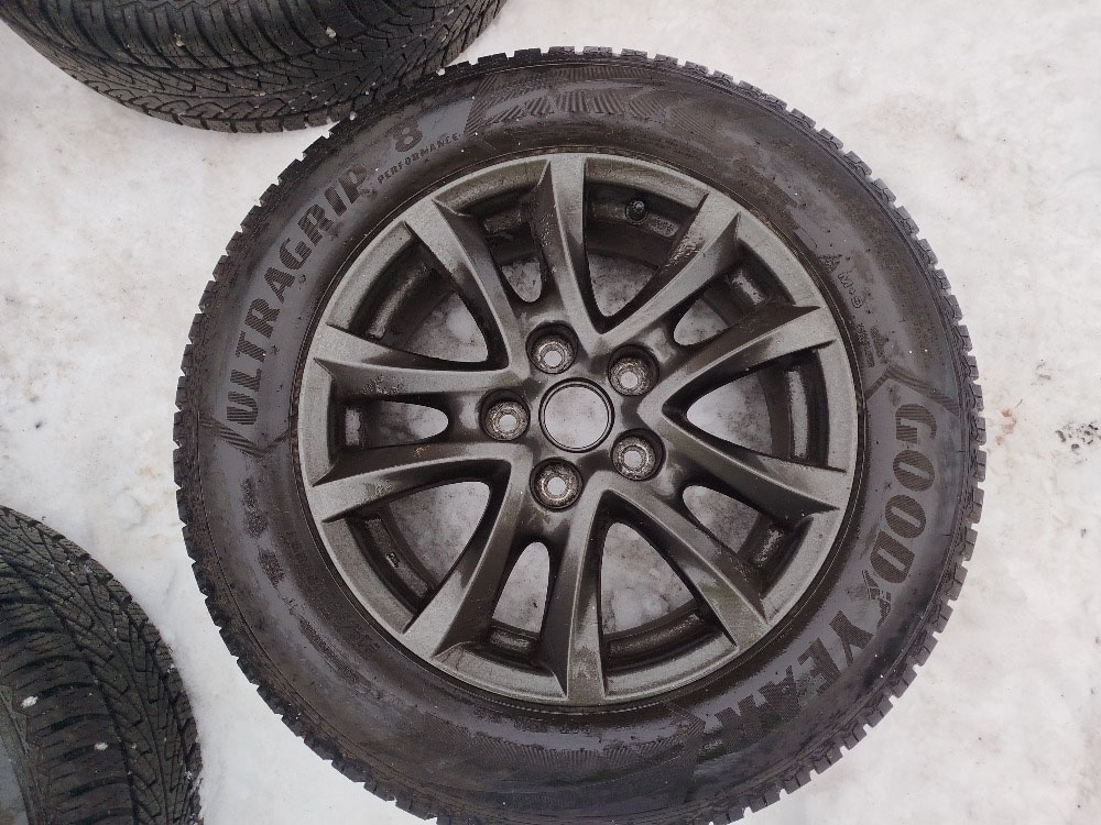 ORIGINAL ALU KOLA MAZDA - r16 rozteč 5x114,3 + zimní pneu - 7