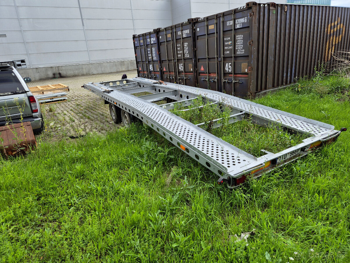 Prodám přívěs, vlek, trajler, přepravník na dvě auta - 7