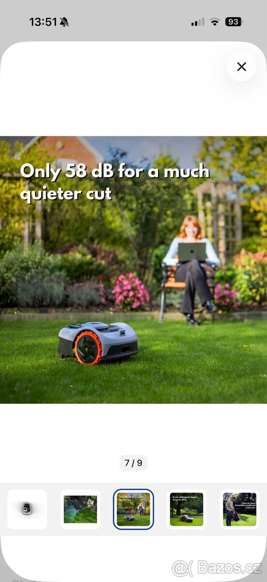 Prodám robotickou sekačku SEGWAY Navimow i105e - 7