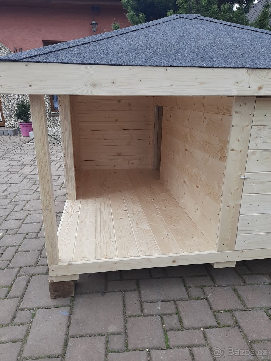 Bouda pro psa LUX BUNGALOW - zateplená, 4 velikosti - 7