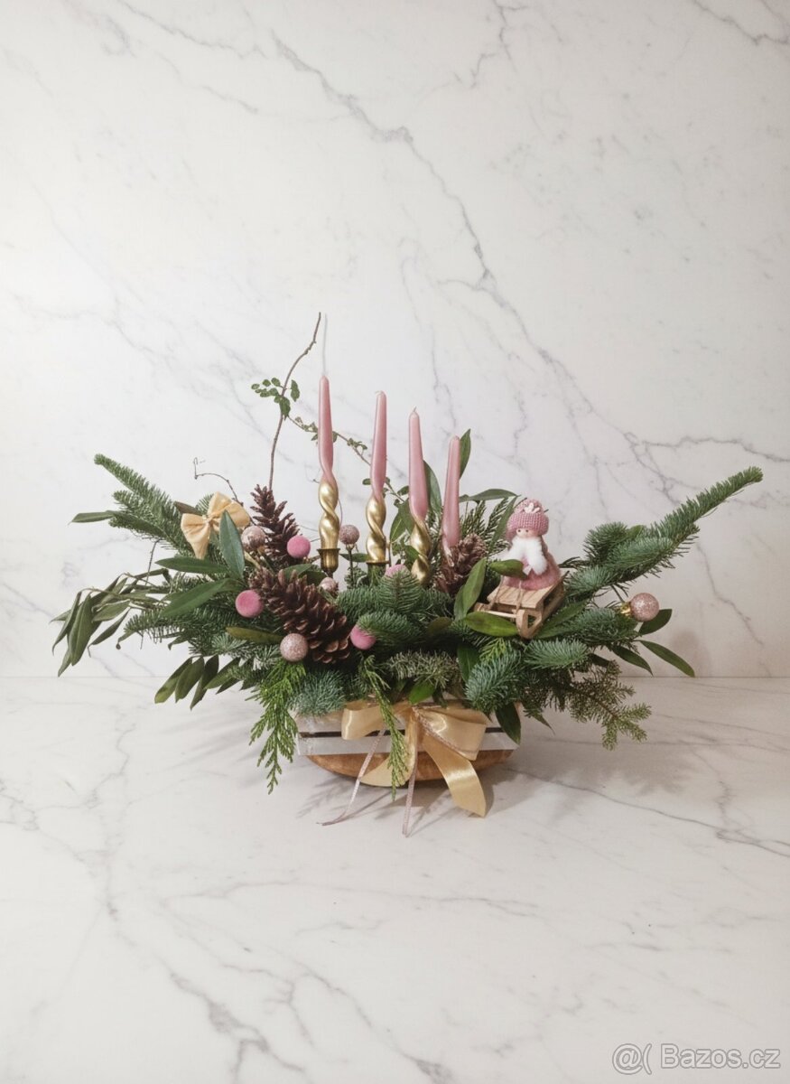 Vánoční dekorace s živého Nobilisu - 7