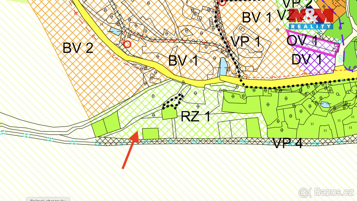 Prodej zahrady, 612 m², Rovná - 7