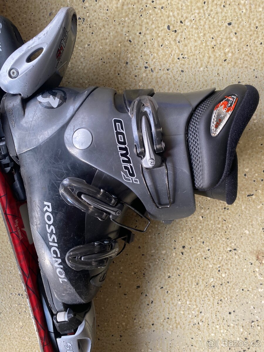 Dětské lyže + lyžáky - 7