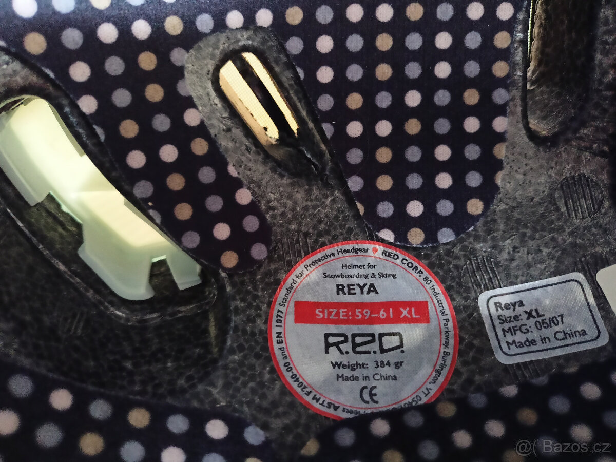 Nová lyžařská a snowboardová helma RED Reya značka Burton - 7