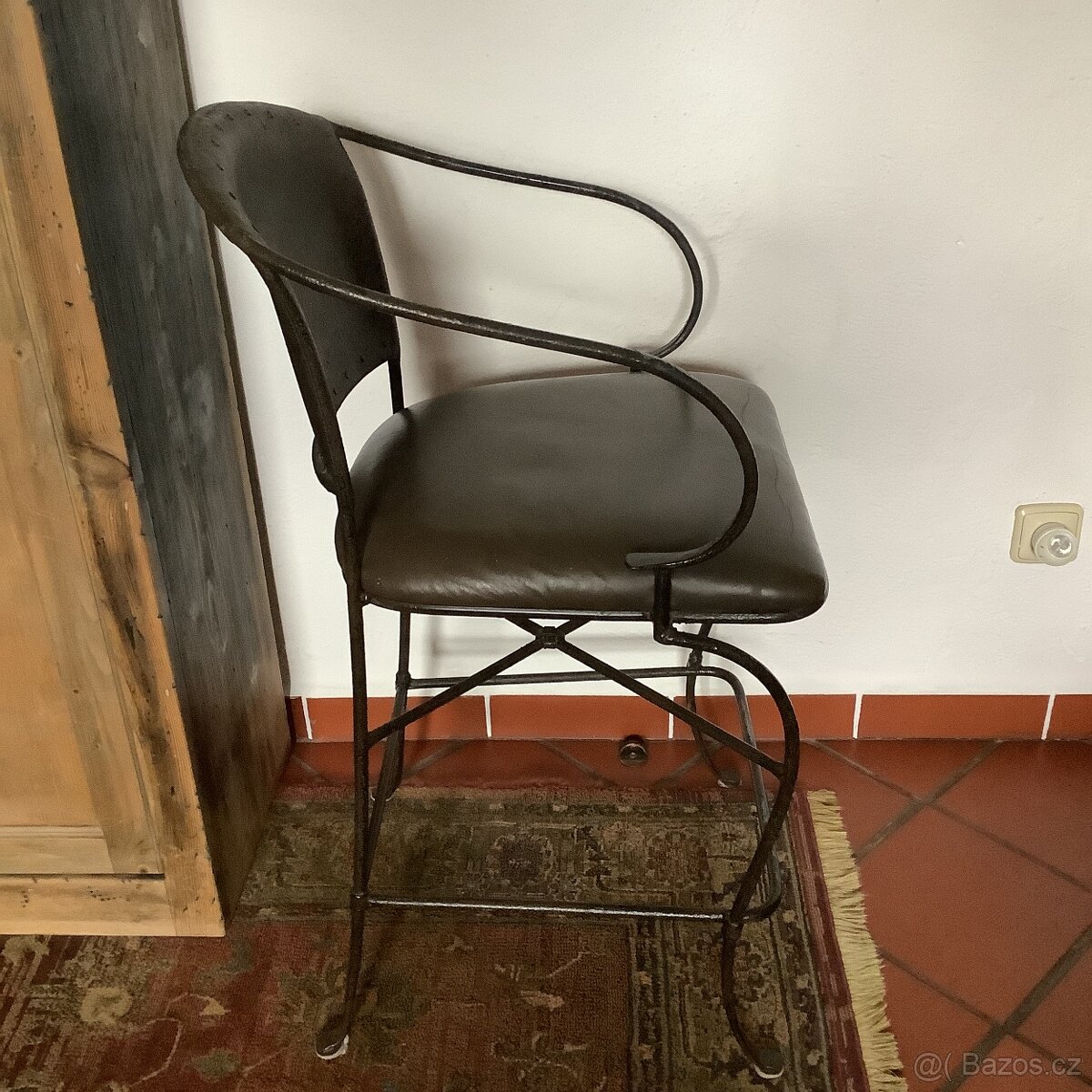 Kovaná barová židle - 7