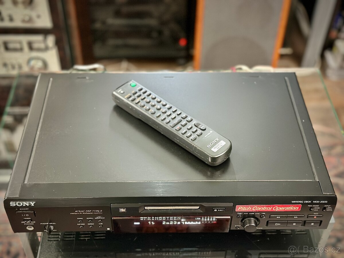 SONY MDS-JE530 (r.1999) digital-in/out, dálka - 7