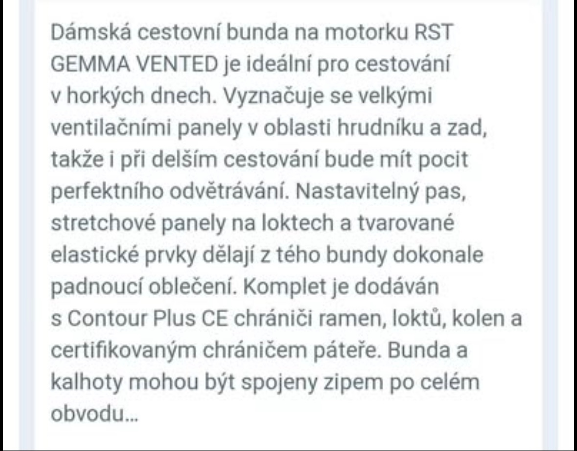 Dámská textilní bunda RST Gemma Vented vel. 36 - 7