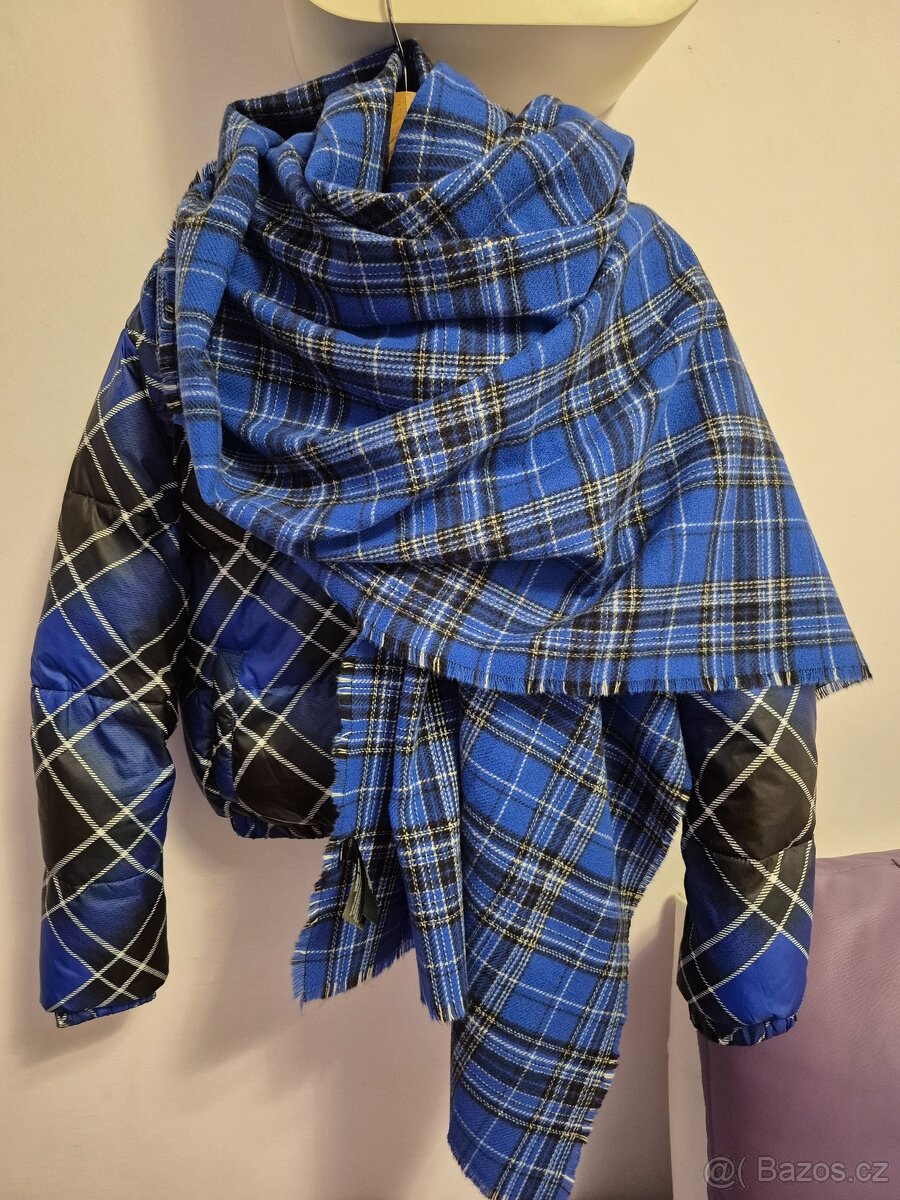 Nová dámská bunda vel S a Nová šála - 7