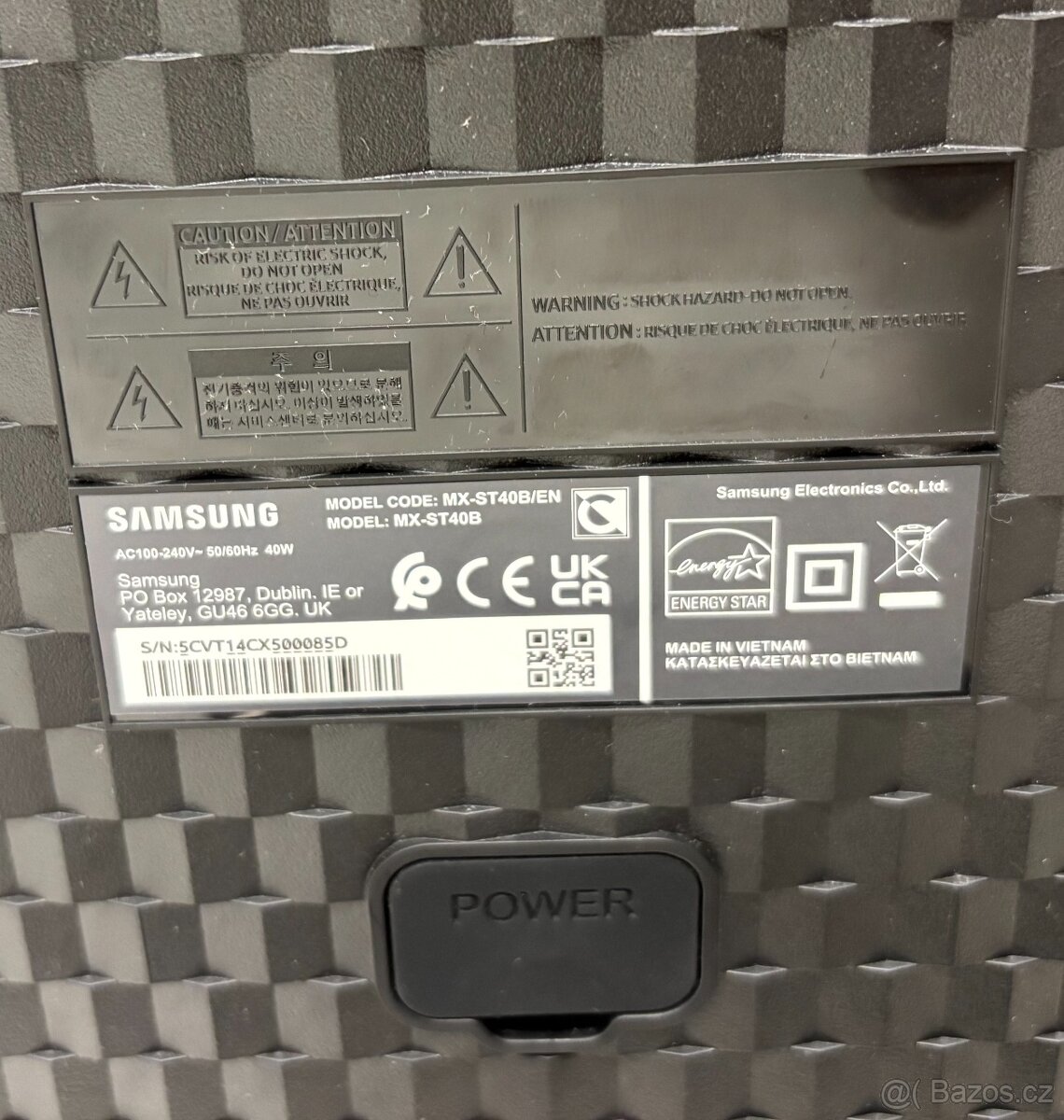 Party reproduktor SAMSUNG MX-ST40B - 7