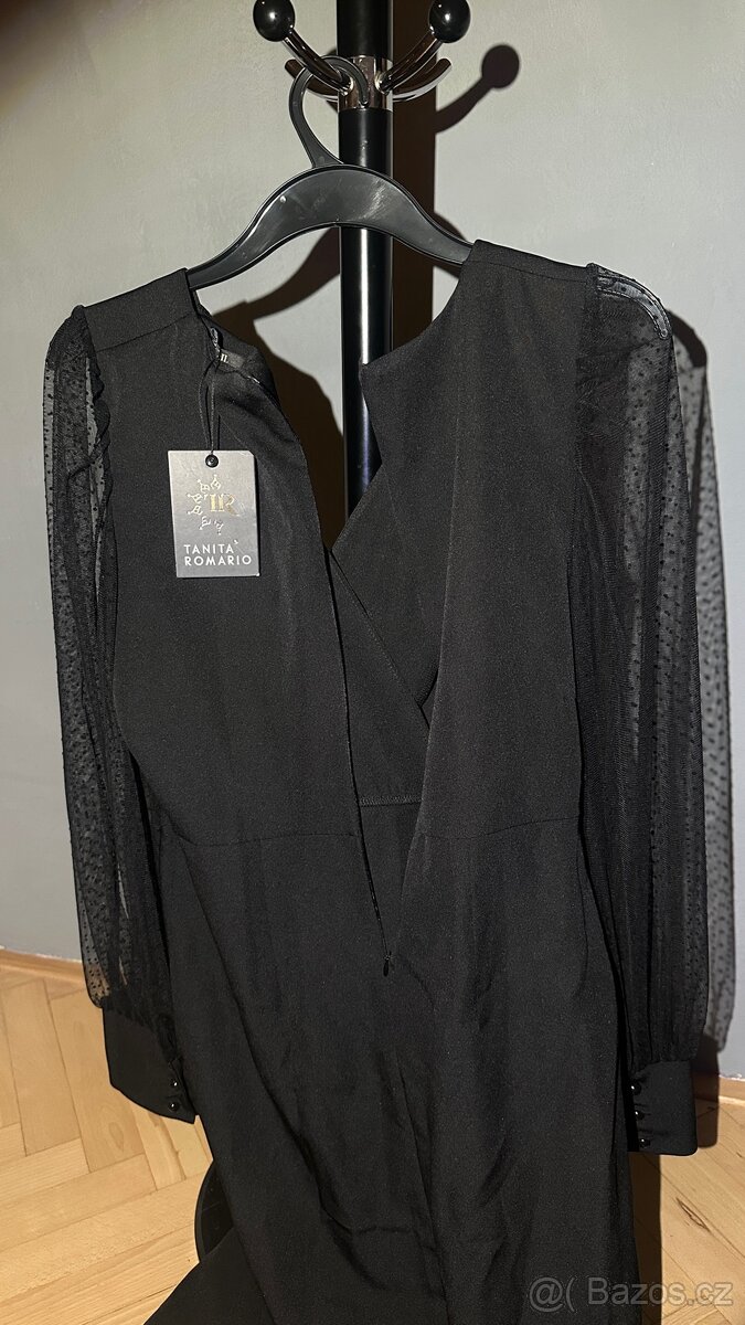 Elegantní černé šaty, úplně nové s visačkou. - 7