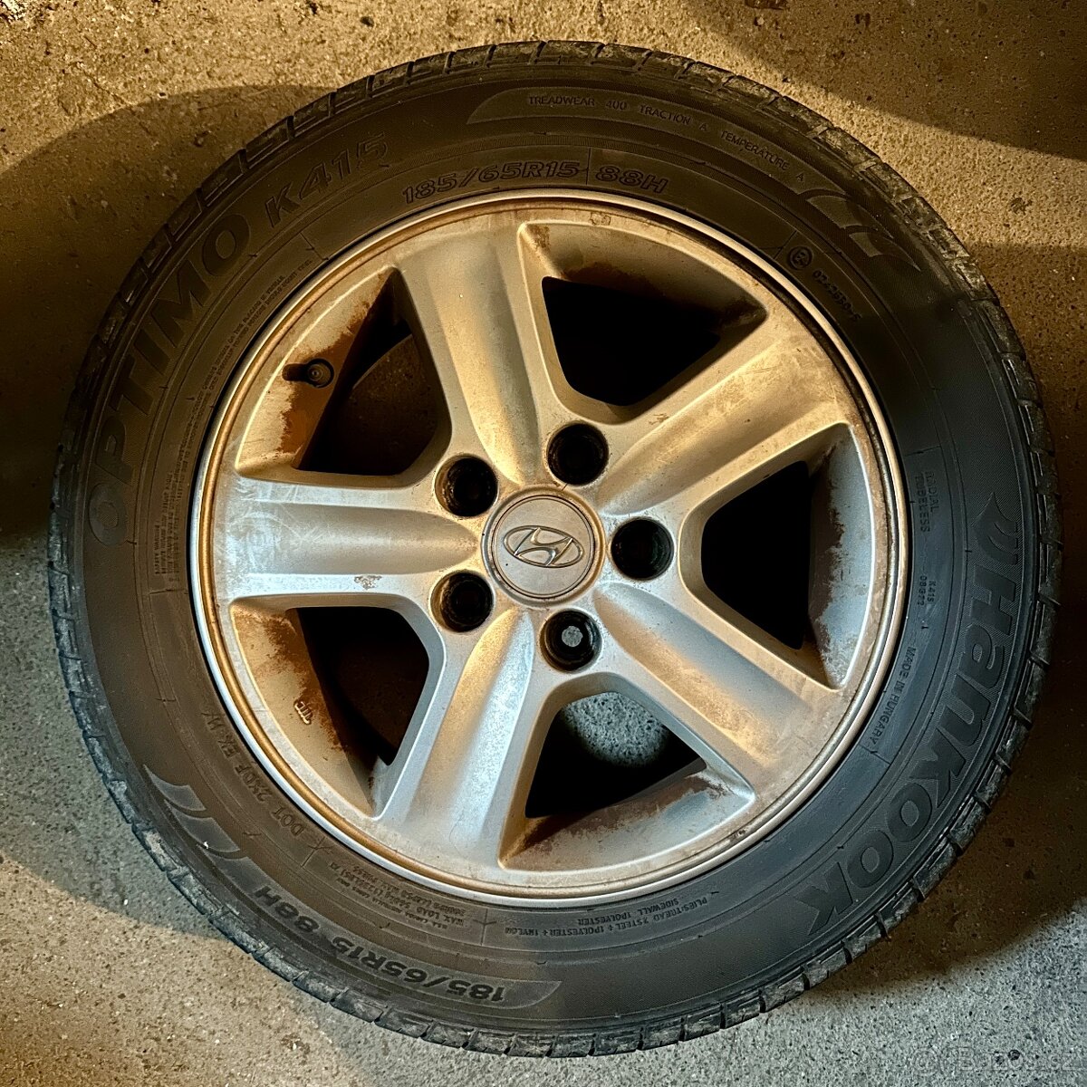 Alu kola 4x, plnohodnotná rezerva 1x - 7