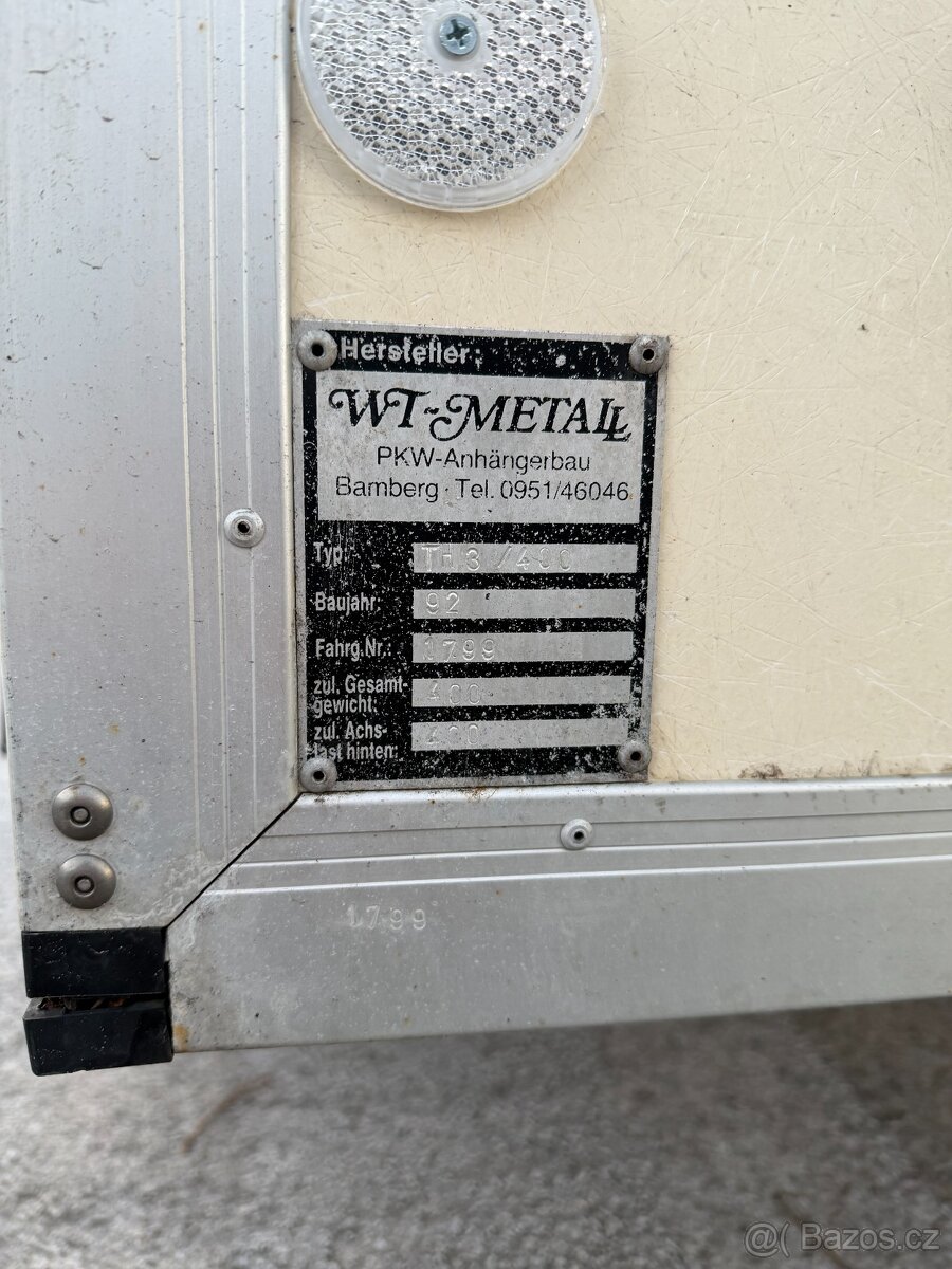 Přívěsný vozík WT-Metall TH3 - 7