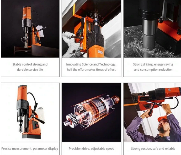 Magnetická vrtačka MAG-60RL - závitořez - 7