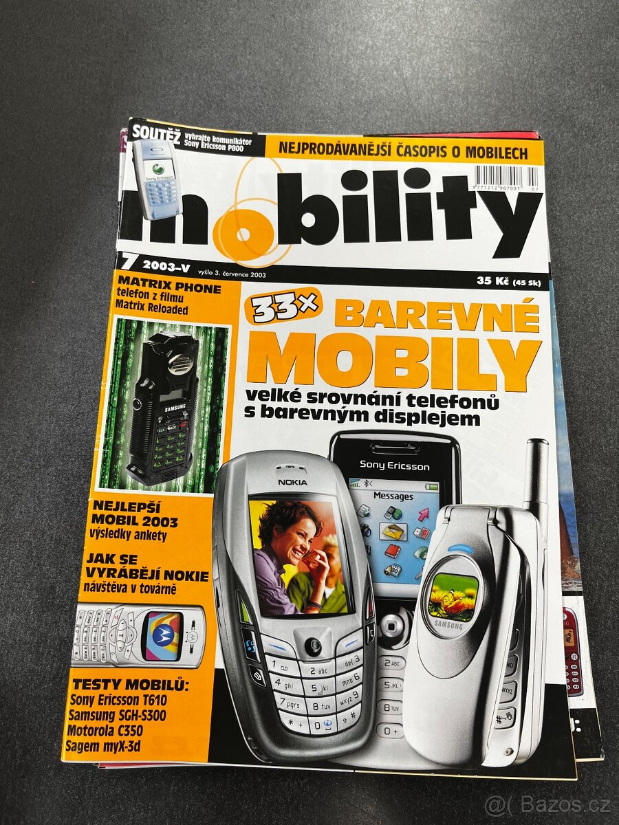 Časopis Mobility celý ročník 2003 12ks - 7