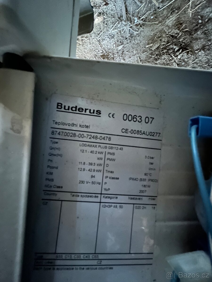 Plynový kotel Buderus - 7